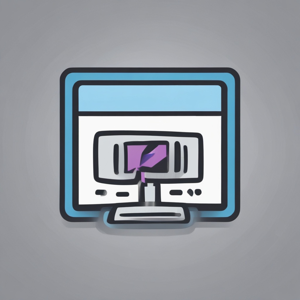 Cool computer logo for middle school tech class